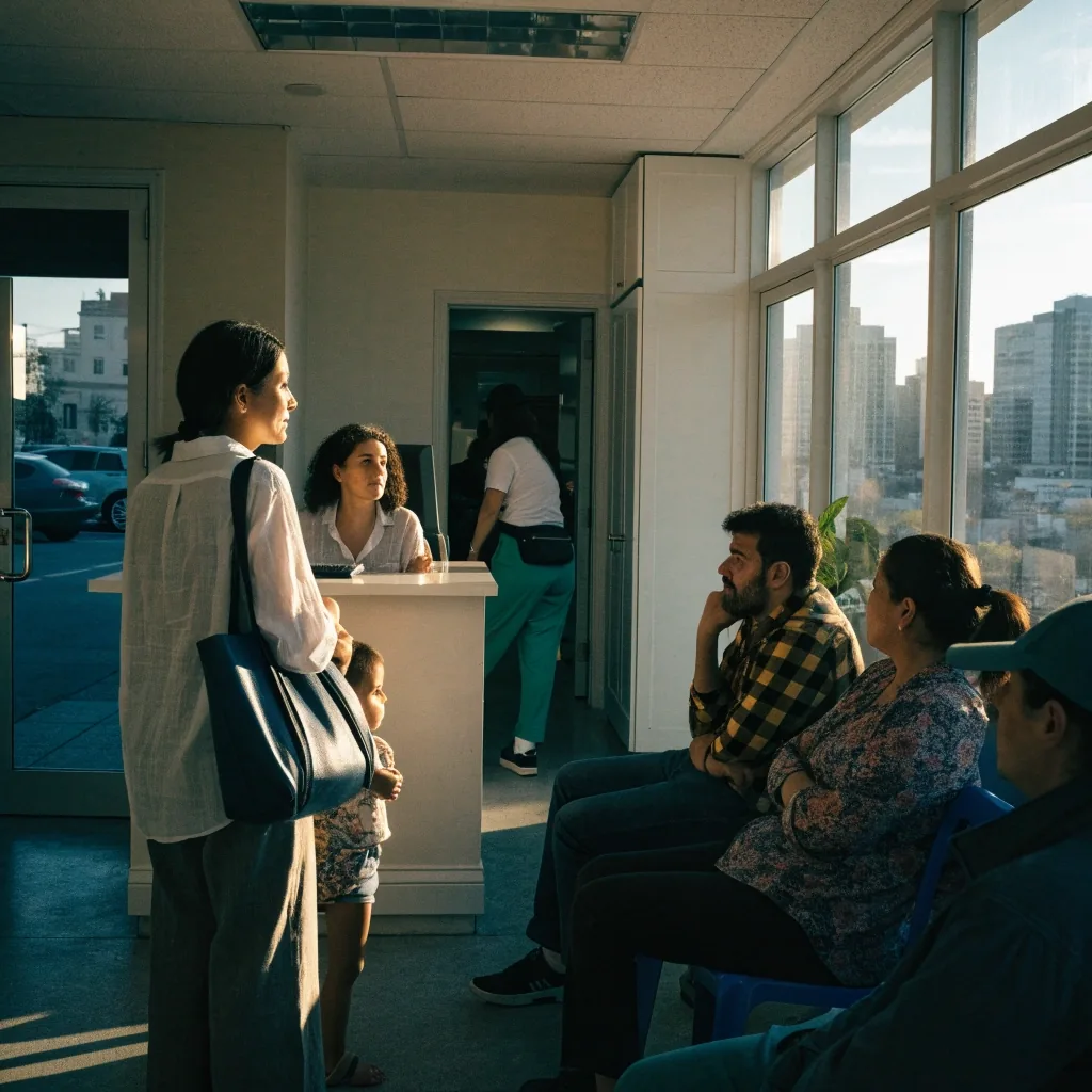 Recreo en un patio escolar de un barrio metropolitano español